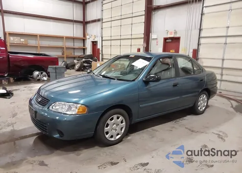 2002 Nissan Sentra Xe from USA, damaged, VIN 3N1CB51D02L621768